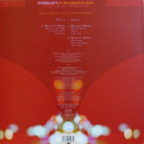 4hero* Featuring Lady Alma : Hold It Down (12")