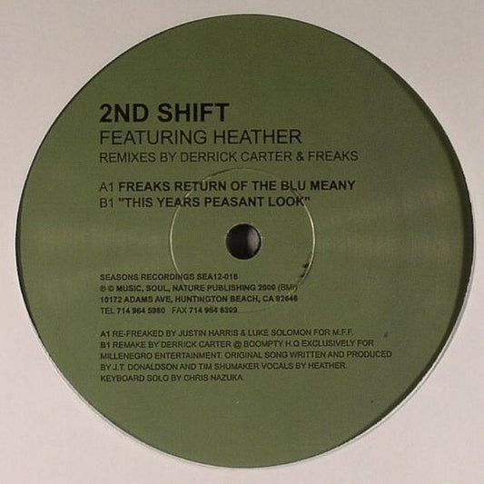 2nd Shift : Somethin' Else (Remixes by Derrick Carter & Freaks) (12")