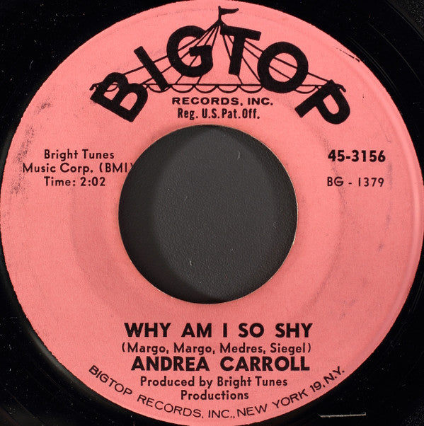 Andrea Carroll : It Hurts To Be Sixteen (7", Single)