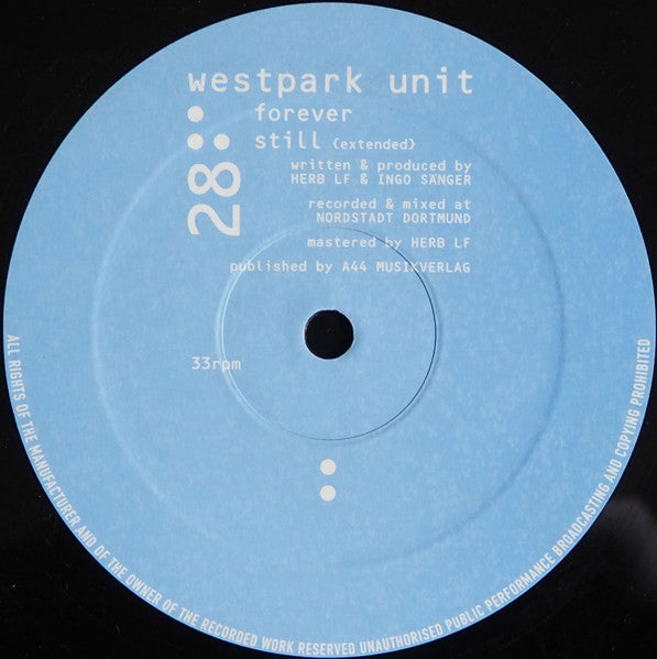 Westpark Unit : Forever (12")