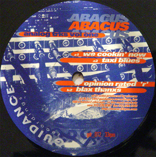 Abacus : Analog Trks Vol One (12")