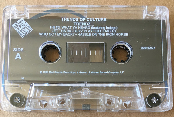 Trends Of Culture : Trendz... (Cass, Album)