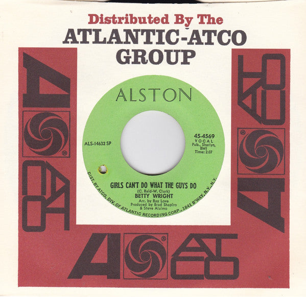 Betty Wright : Girls Can't Do What The Guys Do (7", Single, SP )