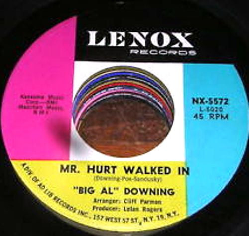 Al Downing : Mr. Hurt Walked In (7", Single)