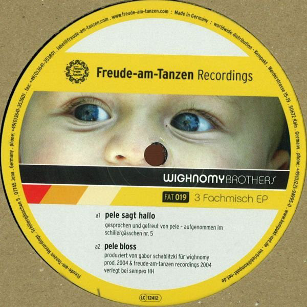 Wighnomy Brothers : 3 Fachmisch EP (12", EP)