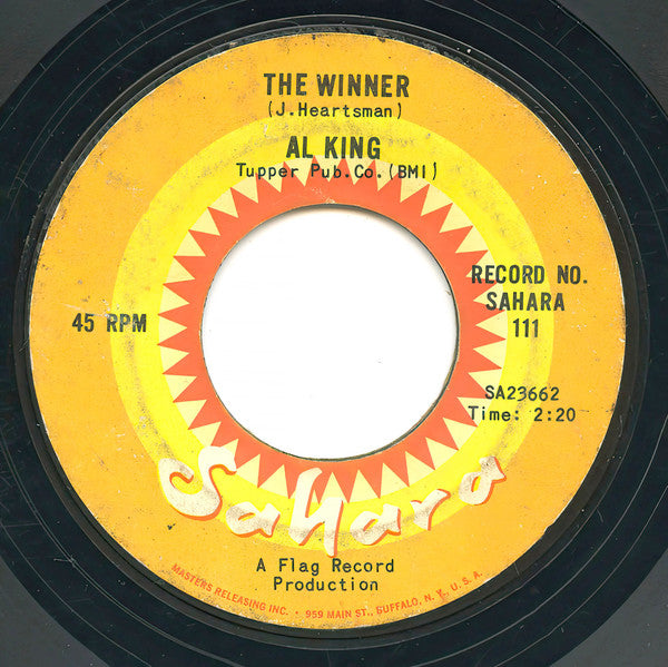 Al King : Think Twice Before You Speak / The Winner (7", Single, Styrene)