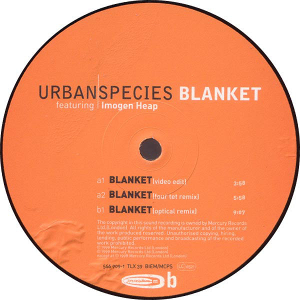 Urban Species featuring Imogen Heap : Blanket (12", Single)