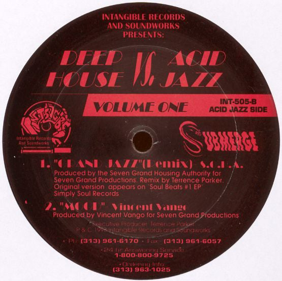 Various : Deep House Vs. Acid Jazz (Volume One) (12")