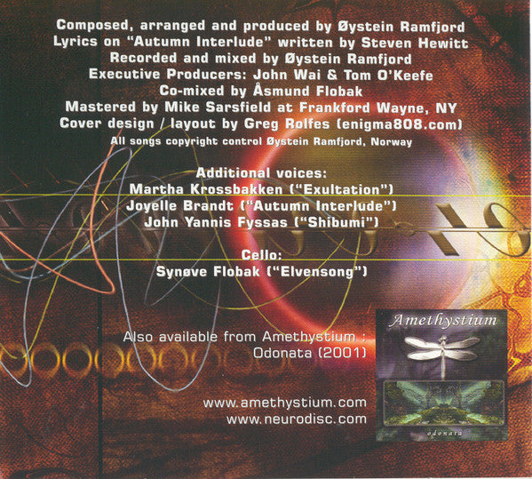 Amethystium : Aphelion (CD, Album, Dig)