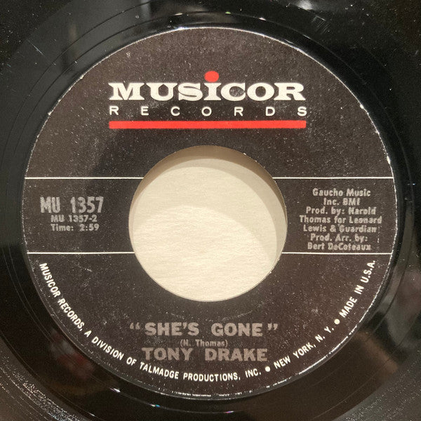 Tony Drake (2) : Let's Play House / She's Gone (7", Single)