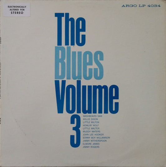 Various : The Blues Volume 3 (LP, Comp, RE)