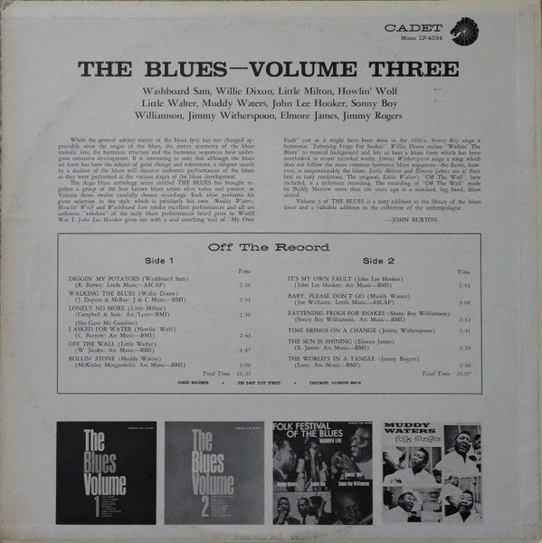 Various : The Blues Volume 3 (LP, Comp, RE)