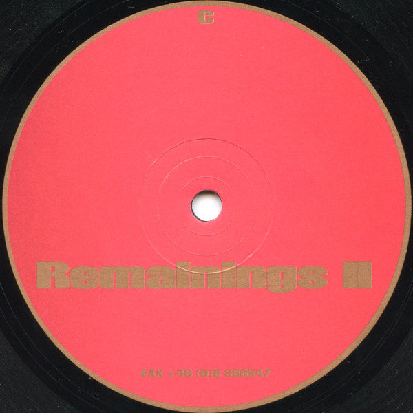 Adam Beyer : Remainings II (2x12")
