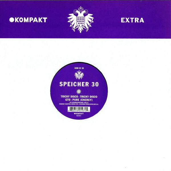 Tricky Disco / GTO : Speicher 30 (12")