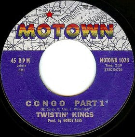 Twistin' Kings : Congo Part 1 / Congo Part 2 (7", Single, Styrene)