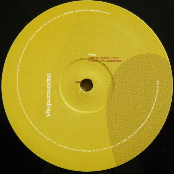 Truant Featuring  Danielle Moore : Song Of A City (12")