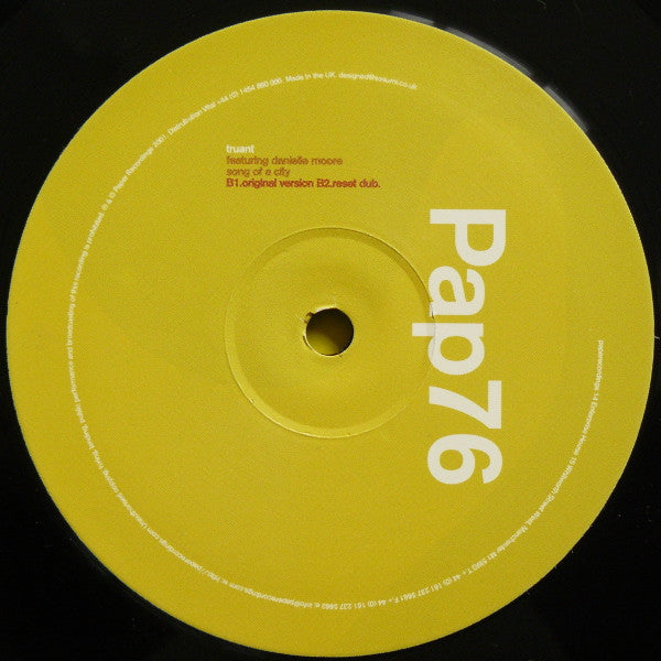 Truant Featuring  Danielle Moore : Song Of A City (12")