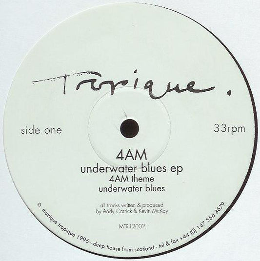 4AM : Underwater Blues EP (12", EP)