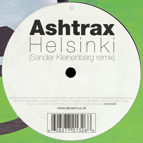 Ashtrax : Helsinki (12")