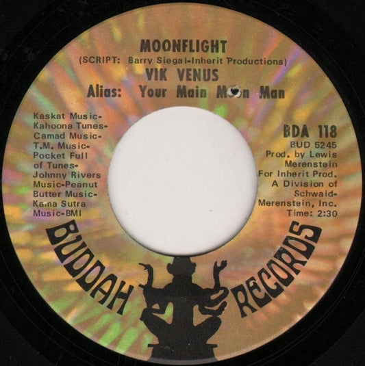 Vik Venus : Moonflight / Everybody's On Strike (7", ARP)