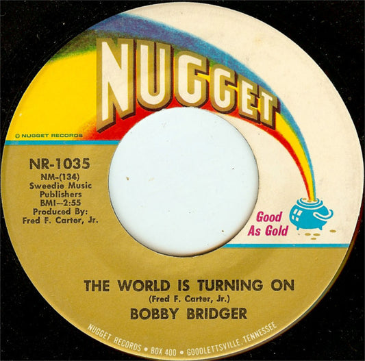 Bobby Bridger : The World Is Turning On (7")