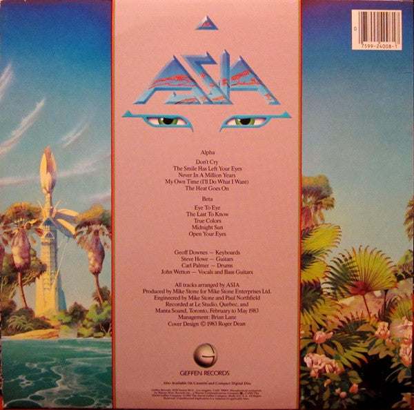 Asia (2) : Alpha (LP, Album, Win)