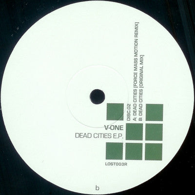 V-One : Dead Cities E.P. (12", EP, Dis)