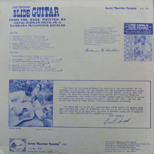 Arvid Smith : Contemporary Slide Guitar (LP, Album)