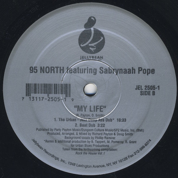 95 North Featuring Sabrynaah Pope : My Life (12")