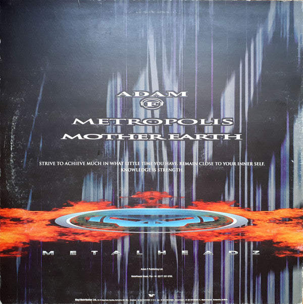 Adam F : Metropolis / Mother Earth (12")