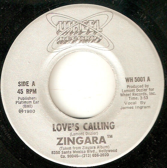 Zingara : Love's Calling  (7", Single)