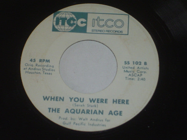 Aquarian Age (2) : Easy To Be Hard (7", Single)