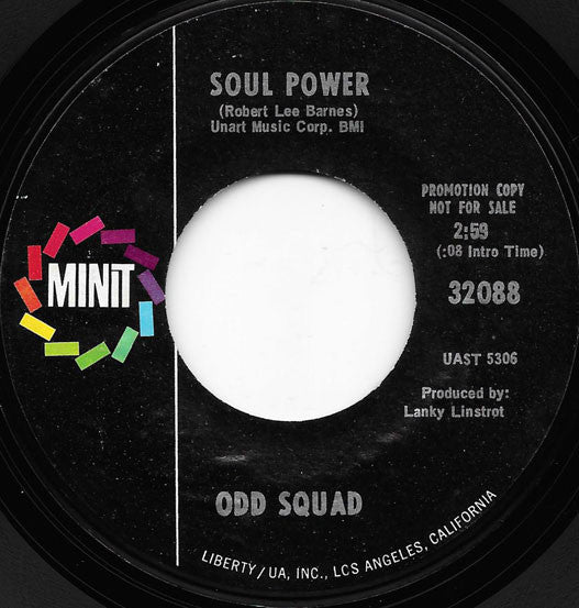 Odd Squad (3) : Just To See Your Face / Soul Power (7", Single, Promo)