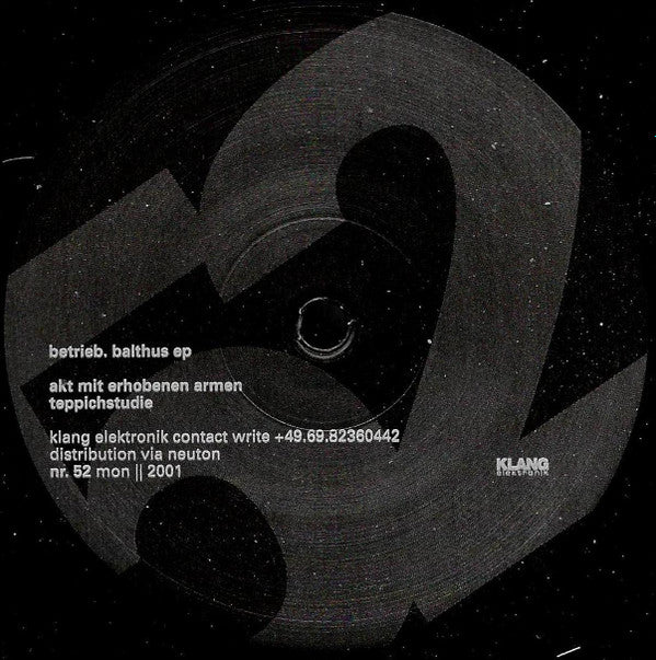 Betrieb : Balthus EP (12", EP)