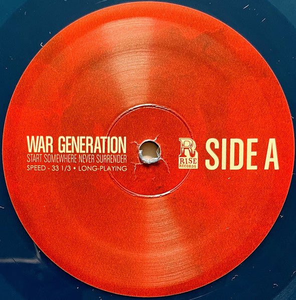 War Generation : Start Somewhere Never Surrender (LP, Album, Blu + CD, Album + Ltd)