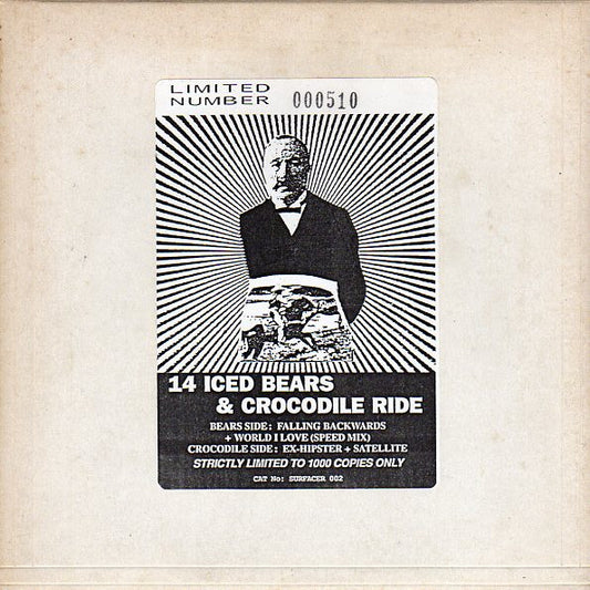 14 Iced Bears & Crocodile Ride : Split (7", EP, Ltd, Num)