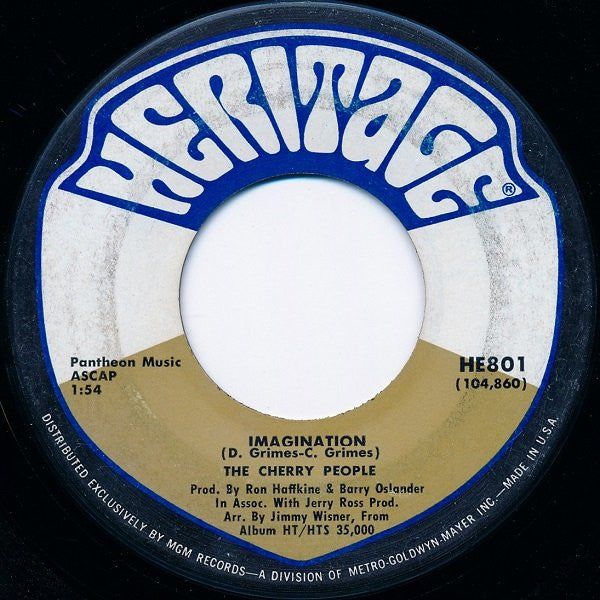 Cherry People : And Suddenly (7")