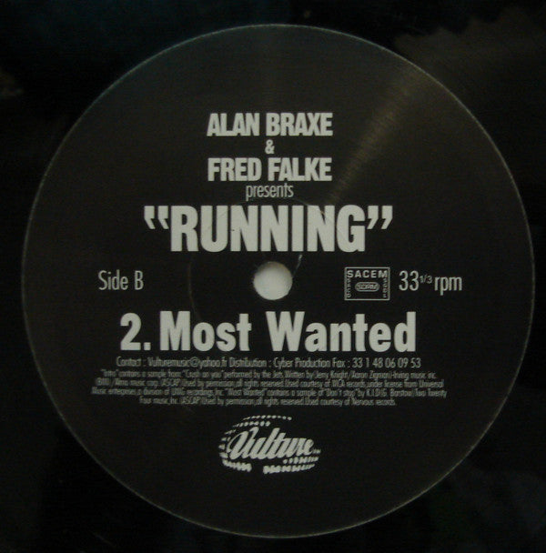 Alan Braxe & Fred Falke : Running (12")