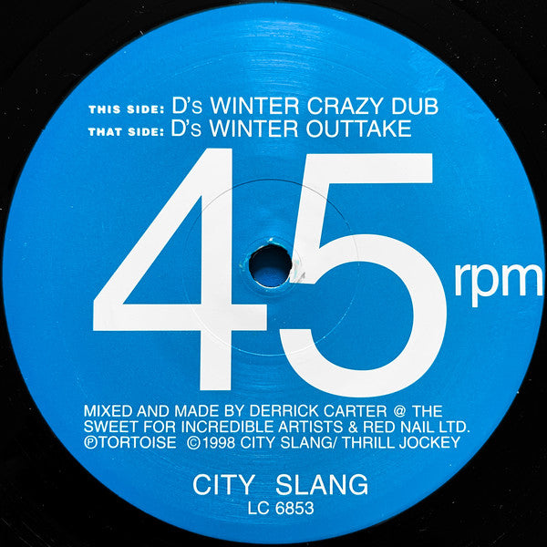 Tortoise / Derrick Carter : Tortoise Remixed By Derrick Carter (12", Single)