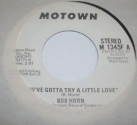Bob Horn (6) : You've Gotta Try A Little Love (7", Mono, Promo)
