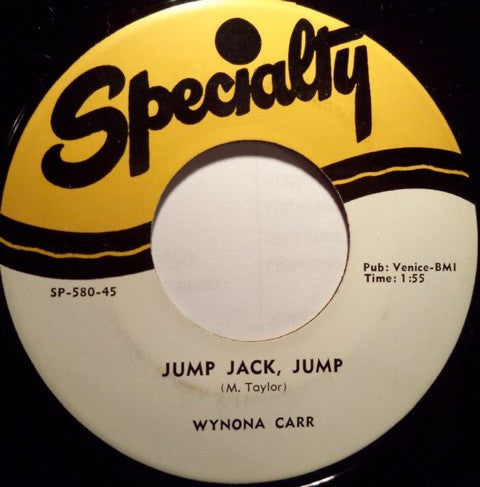 Wynona Carr : Jump Jack Jump! / Hurt Me (7", Single)