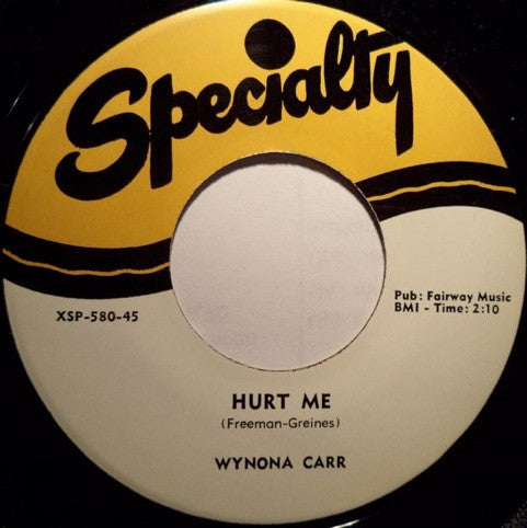 Wynona Carr : Jump Jack Jump! / Hurt Me (7", Single)