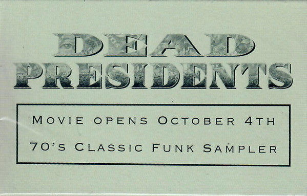 Various : Dead Presidents 70's Classic Funk Sampler (Cass, Promo, Smplr)