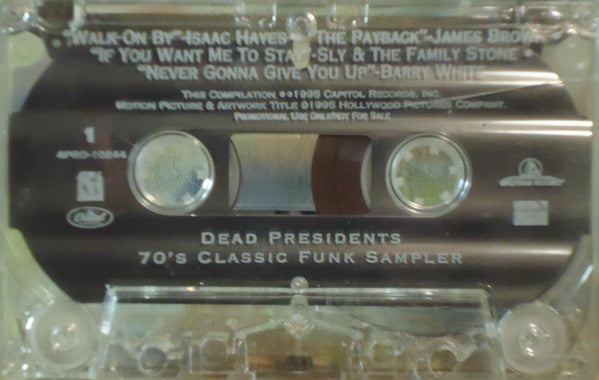 Various : Dead Presidents 70's Classic Funk Sampler (Cass, Promo, Smplr)
