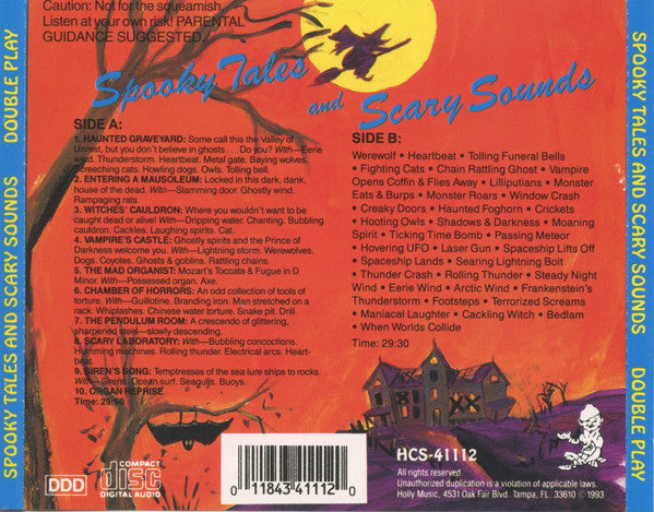Unknown Artist : Spooky Tales And Scary Sounds (CD, Comp)