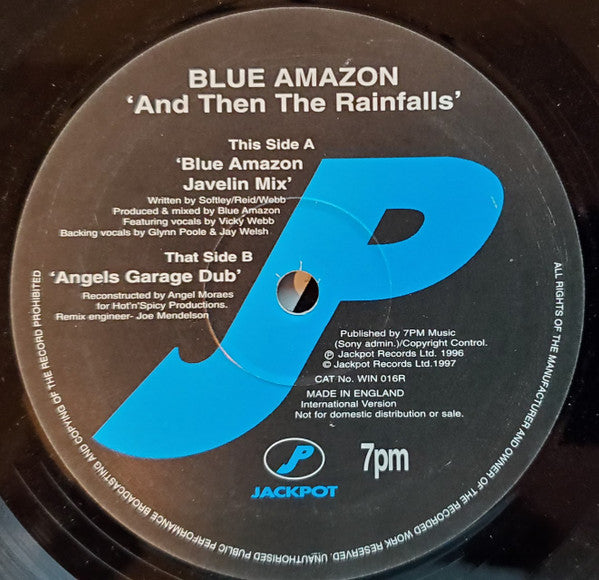 Blue Amazon : And Then The Rain Falls (12")