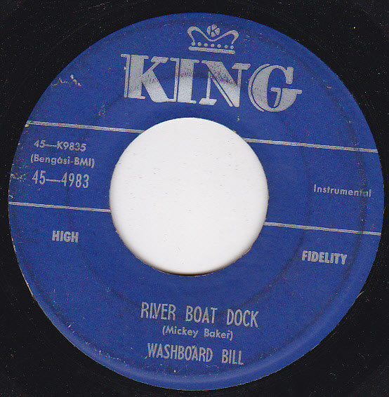 Washboard Bill : In The Morning / River Boat Dock (7", Single)