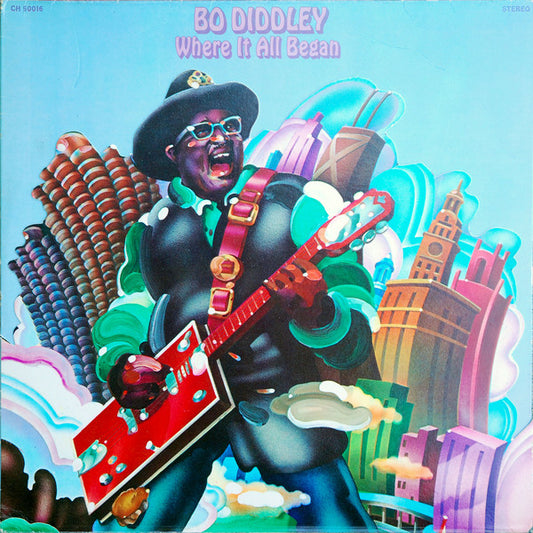 Bo Diddley : Where It All Began (LP, Album, GRT)