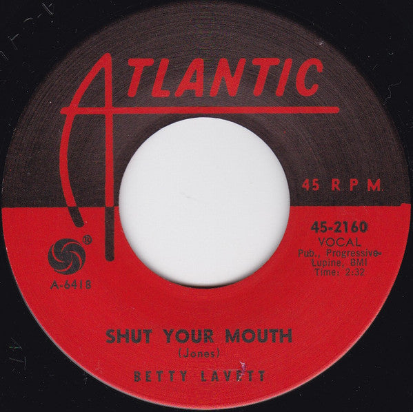 Bettye Lavette : My Man - He's A Lovin' Man / Shut Your Mouth (7", Single)