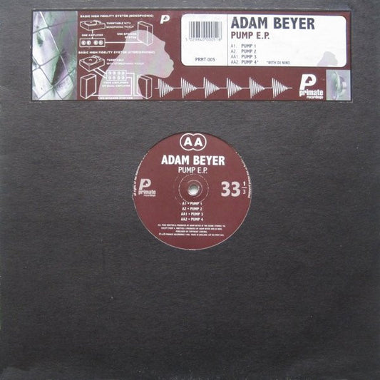 Adam Beyer : Pump E.P. (12", EP)